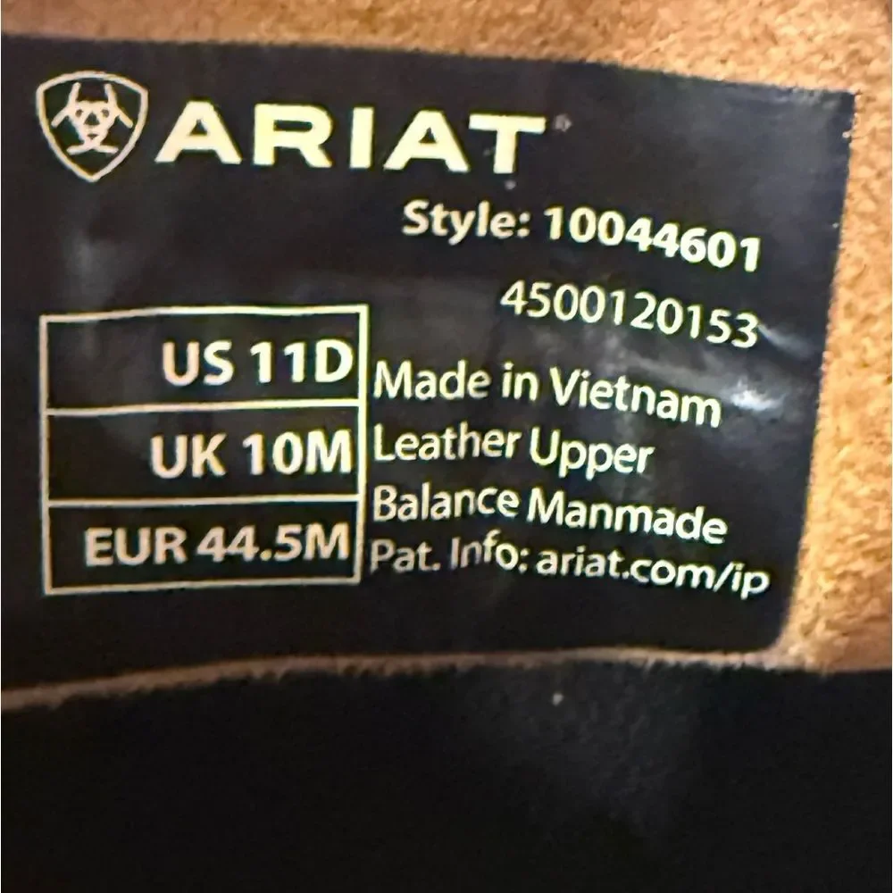 Ariat Brown Leather Chukka Boots Men’s Size 11D